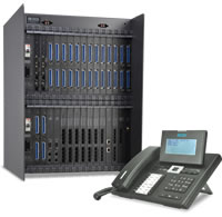 IP-PBX for 10 to 999 IP users